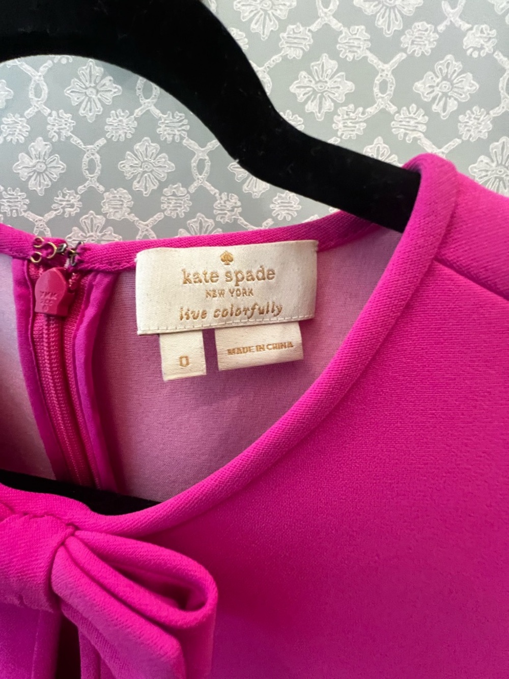 Kate Spade Hot Pink Sleeveless Top 0 - Picture 2 of 4